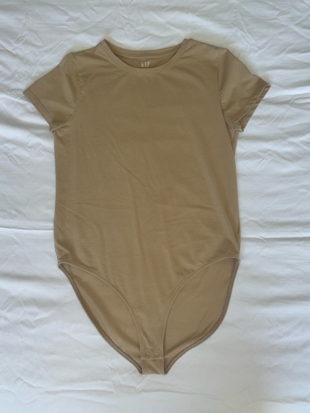 Tan tshirt bodysuit